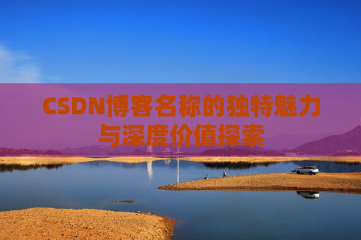 CSDN博客名称的独特魅力与深度价值探索